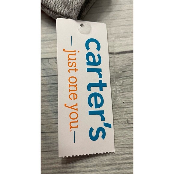 NEW! NWT Carter’s Baby Boy Animals Cotton Footed Pajamas Sleeper, Size 3 months - Picture 7 of 8